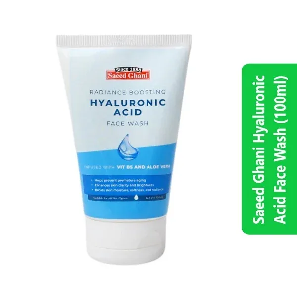Saeed Ghani Hyaluronic Acid Face Wash 100ml
