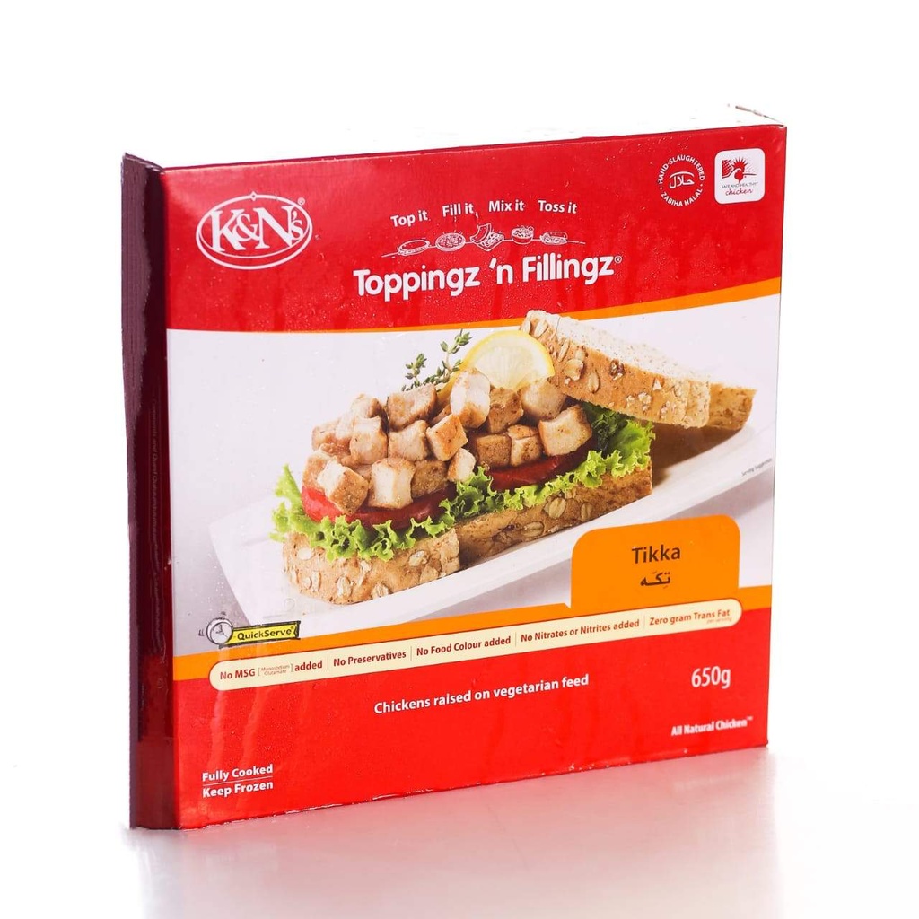 K&N Topping N Fillingz Tikka