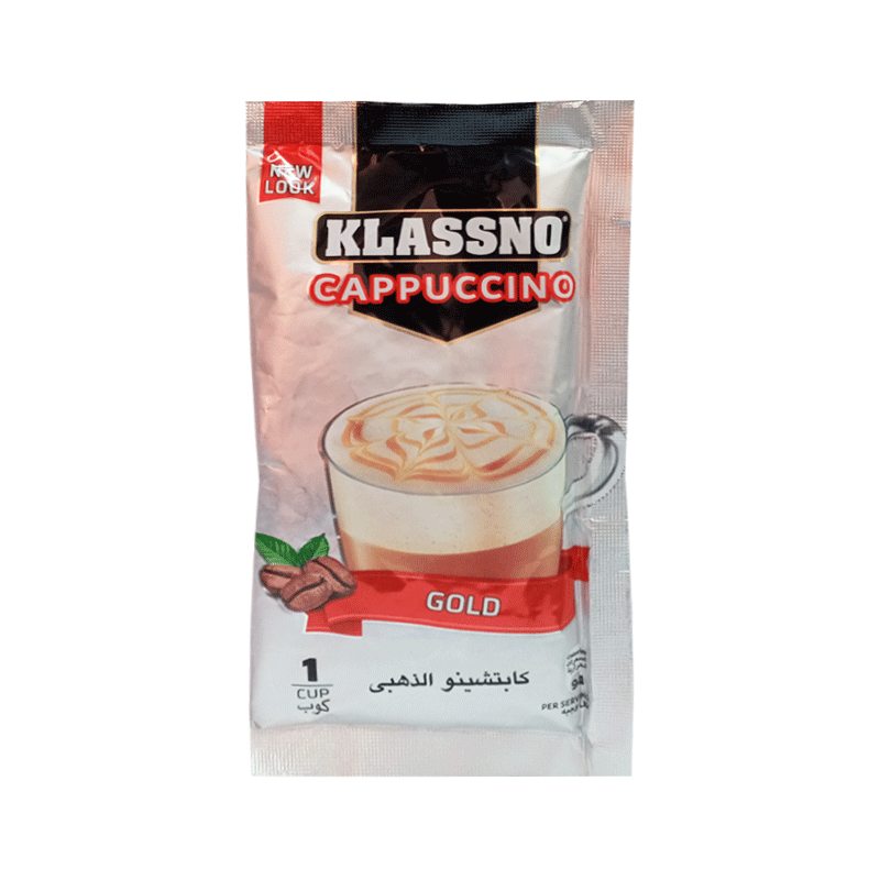 Klassano Cappuccino Gold Coffee Sachay