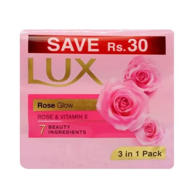 Lux Rose Glow Pink Trio Pack 3In1 130G