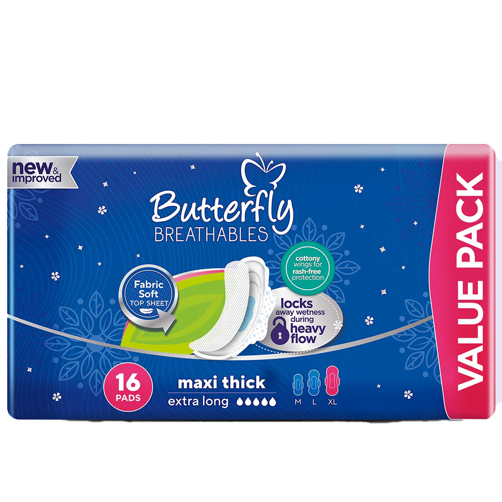 Butterfly Maxi Thick Long 18 Pack