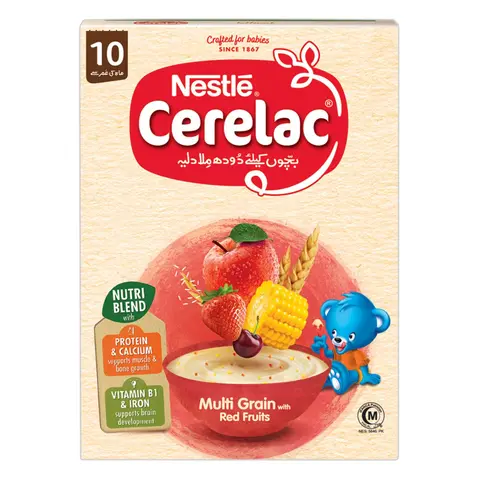 Nestle Cerelac Multi Grain with Red Fruits 175G
