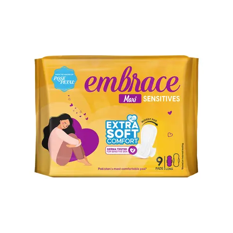 Embrace Maxi Sensitives 9 Pad