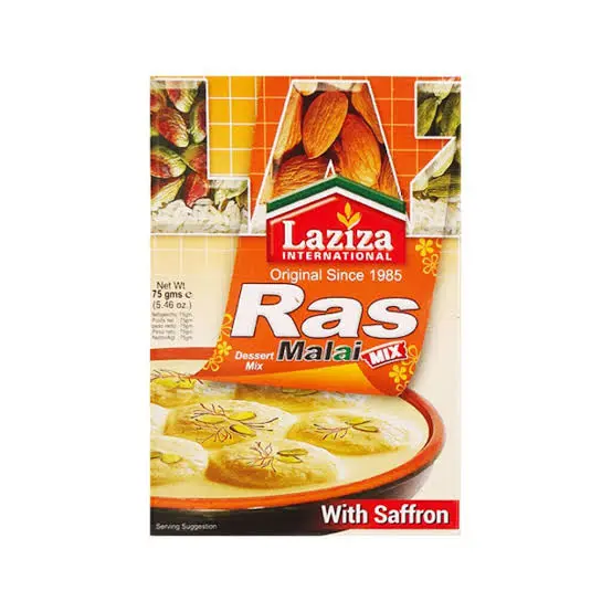 Laziza Ras Malai Mix Almond+Safforn 75Gms