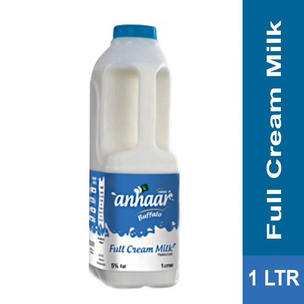 Anhaar Milk Bottle Full Cream1Ltr