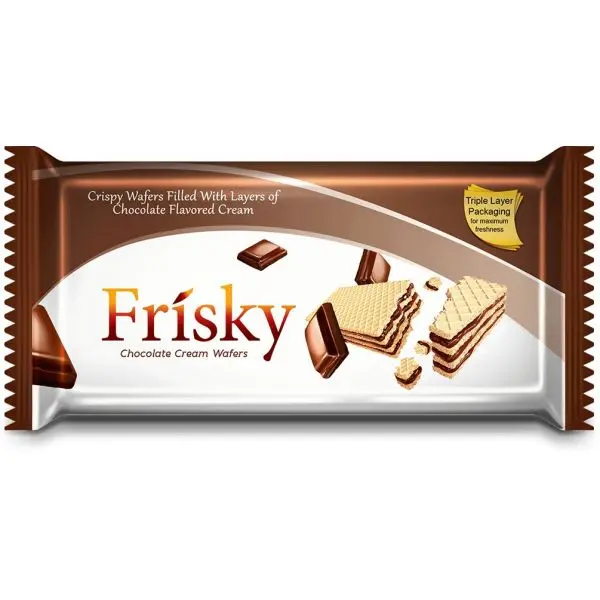 Innovative Frisky Chocolate Coated Wafer Roll