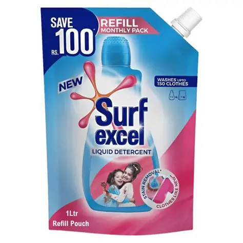 Surf Excel Stain Remover Liquid 900ML Pouch