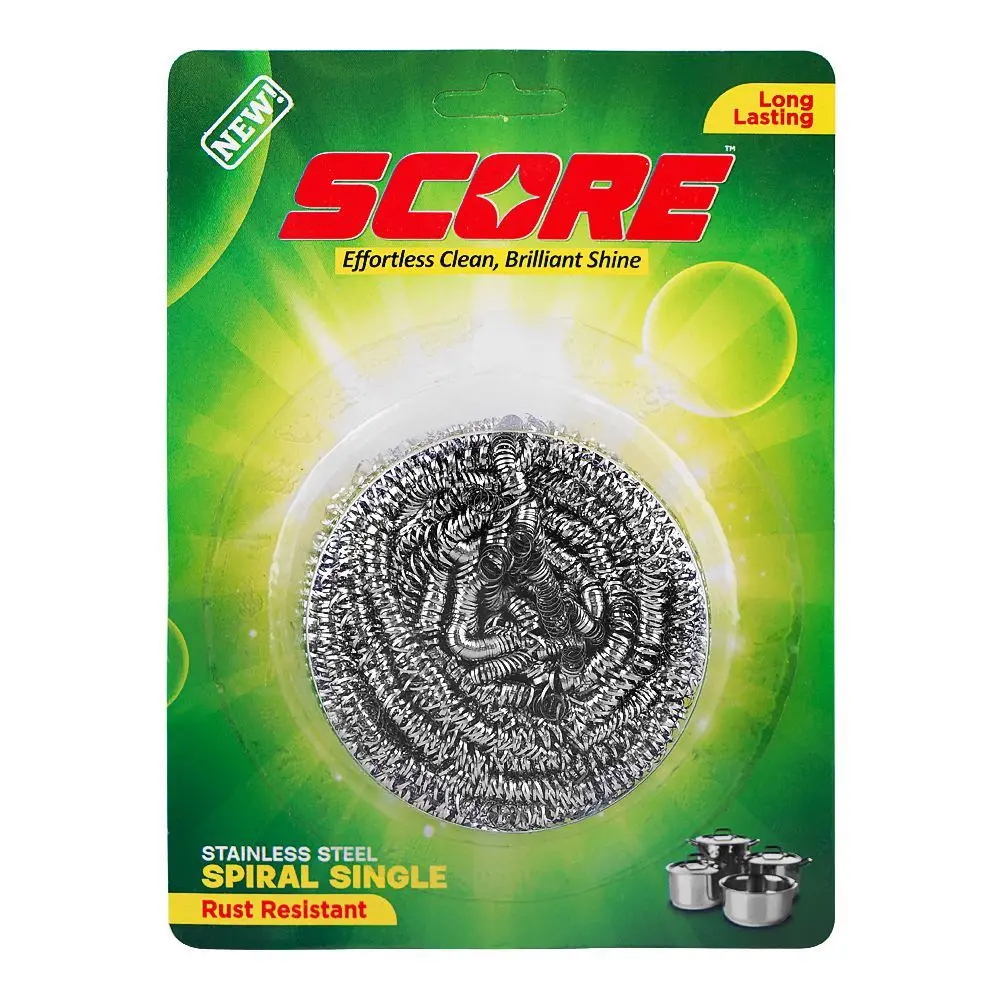 Score Stainless Steel Spiral Single