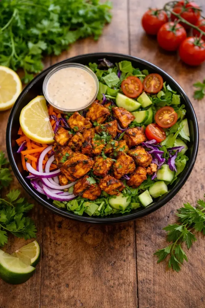 Chicken Tikka salad bowl