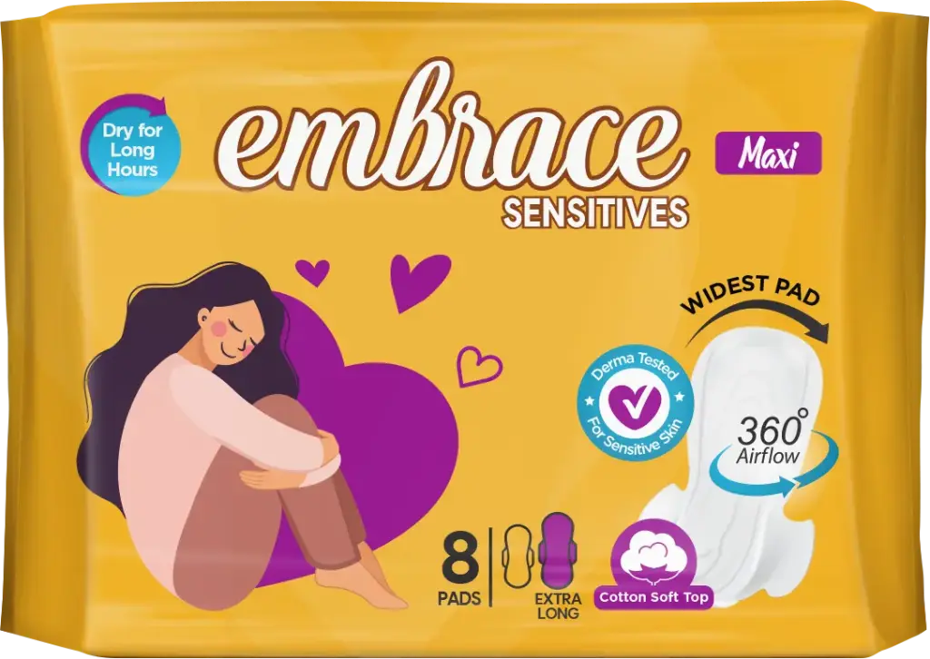 Embrace girls 8 Pads