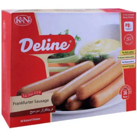 K&N Deline Frankfurter Sausage 16Pcs