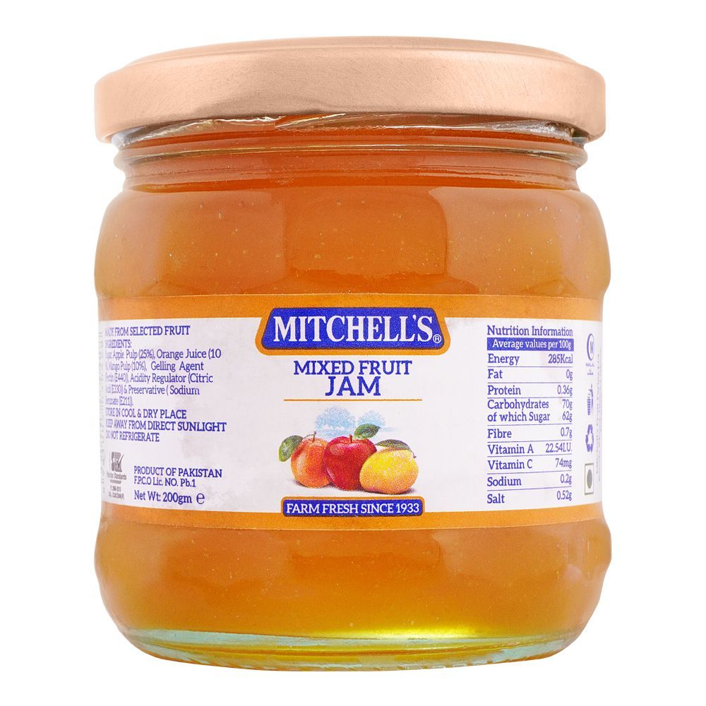 Mitchells Mixed Fruit Jam 200G