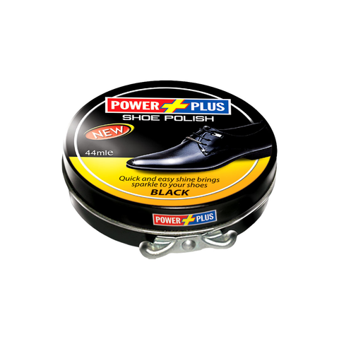 Power Plus Shoe Polish Black 44ML
