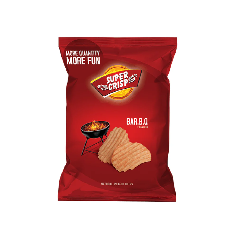 Super Crisp Bar B Q Crinkled 58g