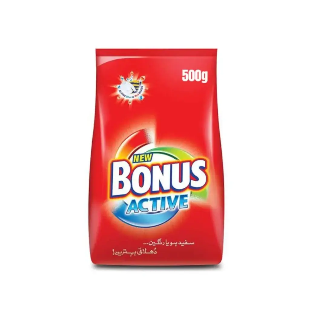 Bonus Active Detergent Powder 500G