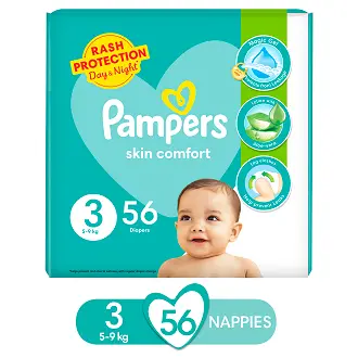 Pamperer Size 3Medium-56 Pcs
