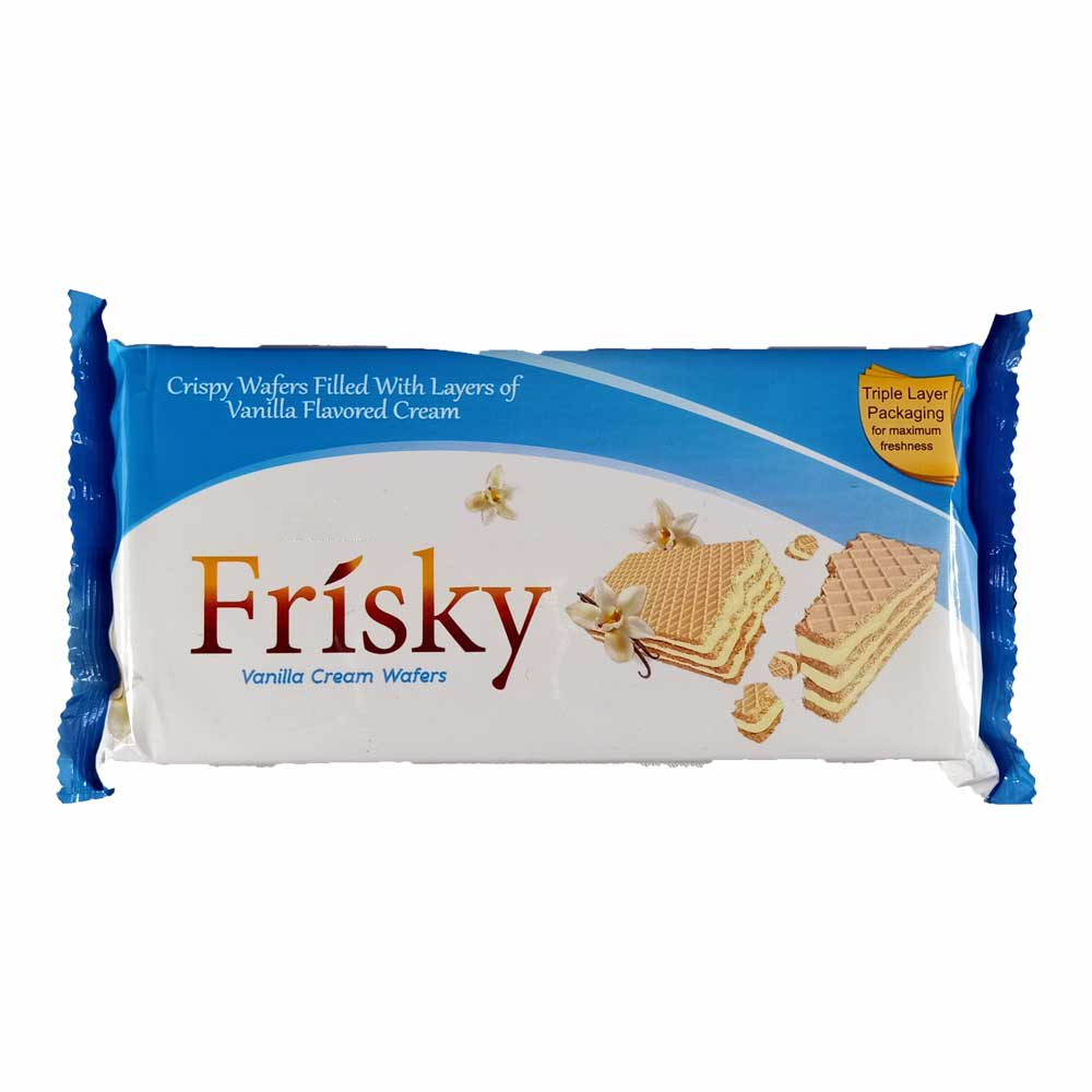 Innovative Frisky Vanilla Cream Wafers