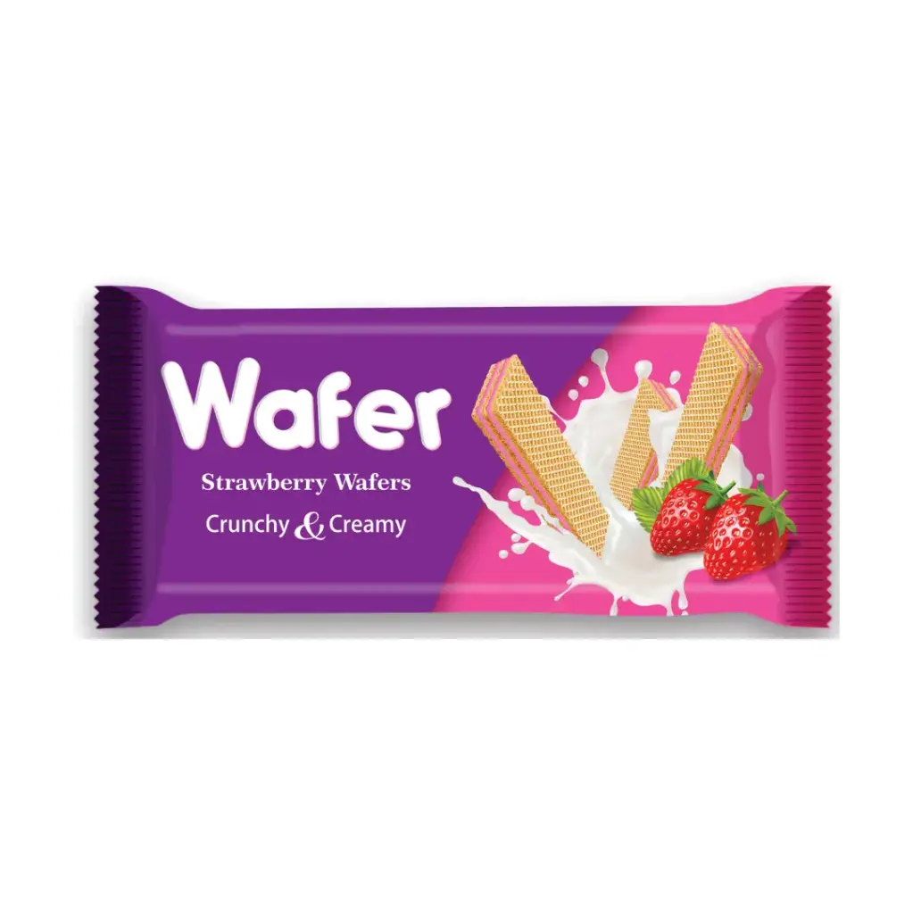 Jojo Crunchy & Creamy Strawberry Wafer 