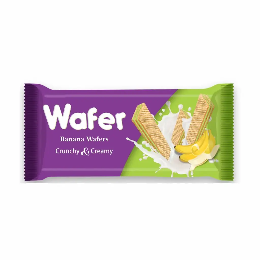 Jojo Crunchy & Creamy Banana Wafer 