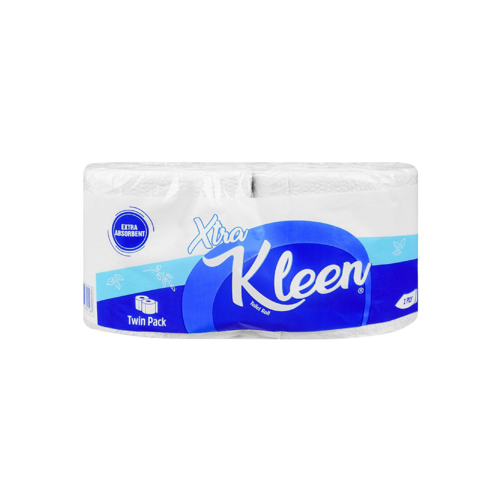 Extra Clean Toilet Roll Twin