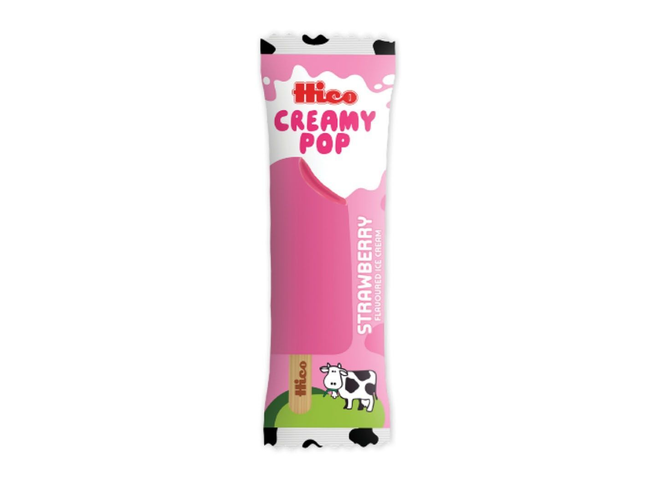 Hico Ice Cream Creamy Pop Strawberry