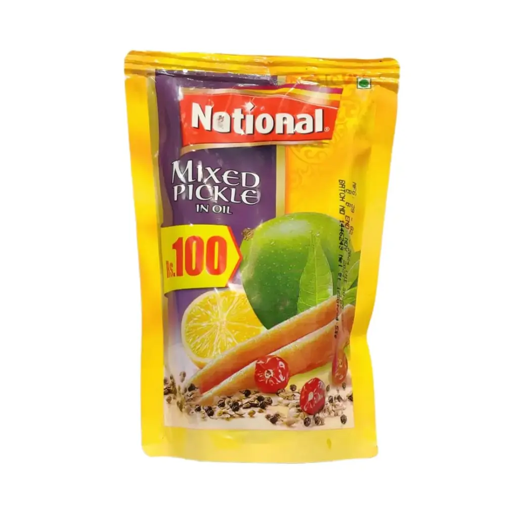 National Mixed Pickle Pouch 160G
