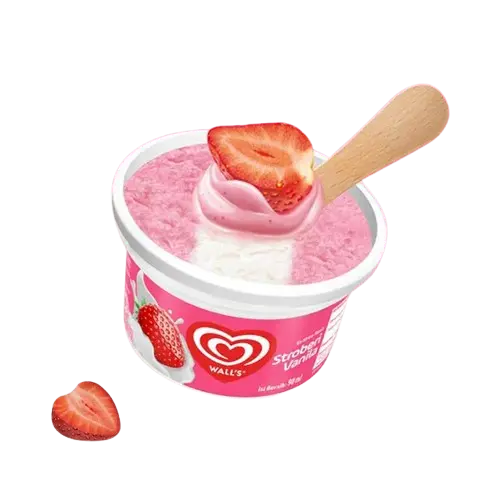 Walls Moo Fruit Strawberry Vanilla