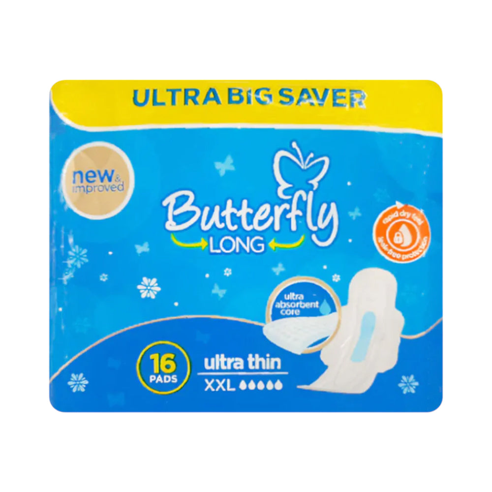 Butterfly Ultra Thin Xxl 16 Pack