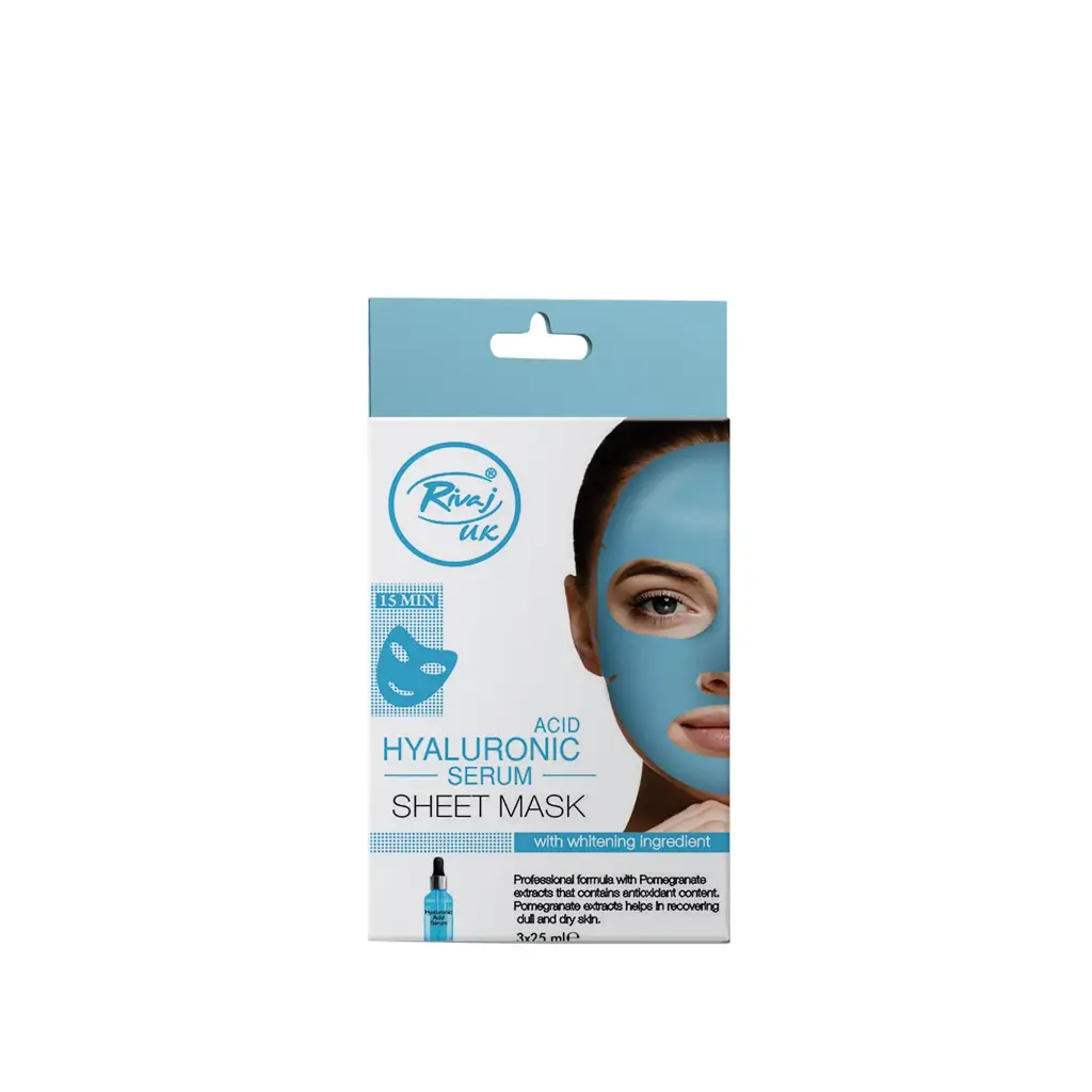 Rivaj Hyaluronic Serum Sheet Mask 3X25ML