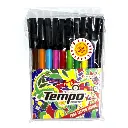 Tempo Marker Colours Pack 10 Pack